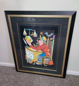 Jovan Obican "Attorney At Law" The Counselers Framed 37.5" x 31" Signed Print  - Picture 1 of 12