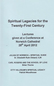 Spiritual Legacies Julian Of Norwich Cathedral Lecture Set 2012 Christian Book - Picture 1 of 1
