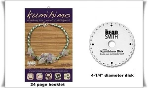 KUMIHIMO Braiding for Jewelry Designers book Anne Dilker plus Mini Disc 4-1/2" - Picture 1 of 1