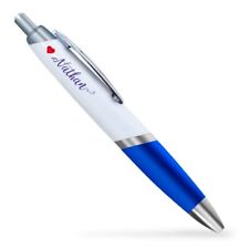 NATHAN - Blue Ballpoint Pen Calligraphy Love Heart  #207393