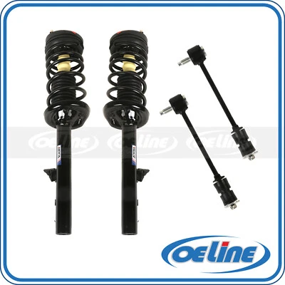 Rear Strut Spring Coil for 99-04 Chrysler 300M 2.7L 3.5L w/ Mounts Sway Bar Link Foto 1 de 4