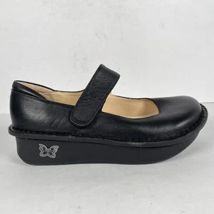 Alegria Paloma Mary Janes Womens Size 35 US 5 Black Leather Comfort Shoes* - Picture 1 of 11