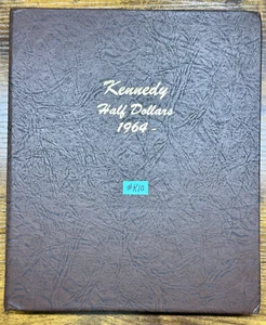 Set completo mezzo dollaro Kennedy di 100 monete AU/BU 1964-2017 ALBUM DANSCO #K10 - Foto 1 di 13