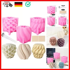 Kerzen Gießform Kerzenform Silikon zum Gießen Set Gießformen 3D Kerzen Formen... - Bild 1 von 9