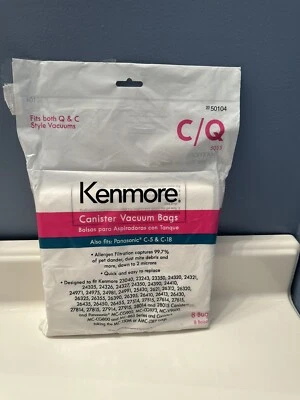 Kenmore  Canister Vacuum Bag for Panasonic C-5 & C-18 - 8 Pieces - Image 1 of 2