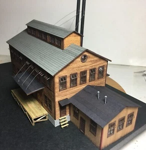 Motrak Models "Bisgeier Tool Company" Laser-Cut S Scale Structure Kit, - Picture 1 of 8