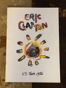 1985 Eric Clapton Tour Book Program - Picture 1 of 3