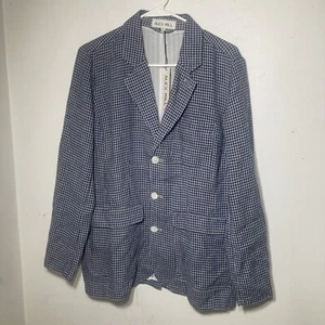 Blazer Alex Mill The Non Suit Blazer NUOVO giacca camicia taglia M 100% lino prezzo al pubblico consigliato $225 - Foto 1 di 10