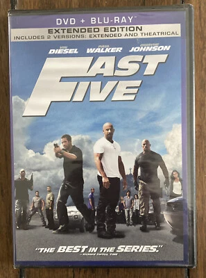 Fast Five DVD And Blu-Ray ✨FREE SHIPPING✨ - Image 1 of 3