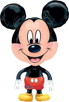 Disney Mickey Mouse Airwalkers Foil Balloon Buddy – 22x31" (55x78cm) - Image 1 of 2