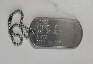 Army Military Dog Tag B POS BAPT CH OTH - Picture 1 of 4