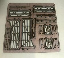 4 American Model Builders #965 Laser-Cut "Thin Section" Pantograph Safety Gates 