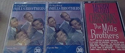 SEALED 2 CASSETTE TAPE SET The Very Best of the Mills Brothers & Merry Christmas Foto 1 de 4