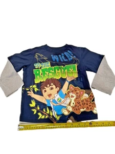 Y2k Go Diego Child Long Sleeve Shirt Boys 4t - Picture 1 of 8