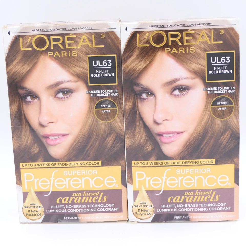 L'Oréal Paris Superior Preference Hair Color Ul63 Hi-lift Gold Brown