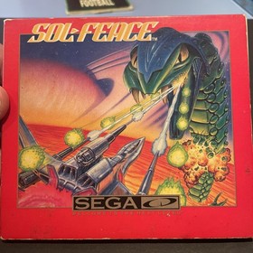 Sol-Feace Sega CD, 1992 Cardboard and game as is 