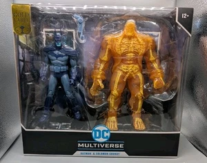 New Arkham City Batman & Solomon Grundy Gold Label Mcfarlane Nonmint Box 2 pack - Picture 1 of 11