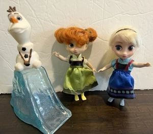 Disney Animator Sammlung Frozen Elsa Anna 5 Zoll Puppen Olaf Lot - Bild 1 von 6