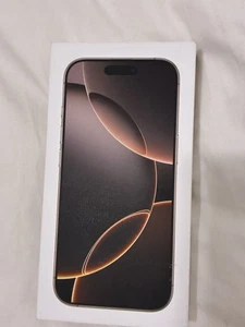 Apple iPhone 16 Pro Desert Titanium (Gold) 128 GB A3083 Empty Box ONLY - Photo 1 sur 1