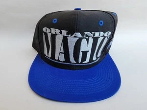 Logo 7 Orlando Magic Hat Cap NBA Snapback Basketball Blue/Black New Vtg NWT NOS - Picture 1 of 4