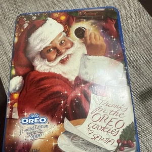 Nabisco Oreo Christmas Cookie Dose Limited Edition 2000 Weihnachtsmann - Bild 1 von 3