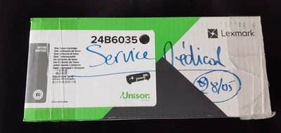 Original24b6035 lexmark noir toner non ouverte neuve cartouche m 1145 xm - Image 1 of 4