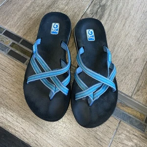 Chanclas Teva Mush Talla 8 Azul Tirantes Súper Cómodas Excelente Estado - Imagen 1 de 4