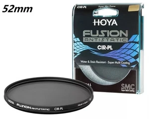 Hoya 52mm Fusion ANTISTATIC Circular Polarizer -18-layer (SHMC) Multi-Coating - Picture 1 of 11