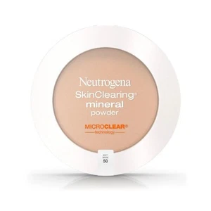 Lot of 2 Neutrogena SkinClearing Mineral Powder 50 Soft Beige 0.38Oz - Picture 1 of 5