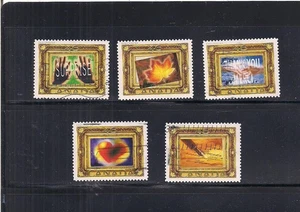 Canada #1853 used set (5 differents stickers) cv 20$ (see note in Unitrade) - Bild 1 von 1