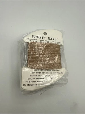 6~Frosty Rays Thread for Needlepoint/Cross Stitch color Pink Metallic  #Y004 - Image 1 of 3