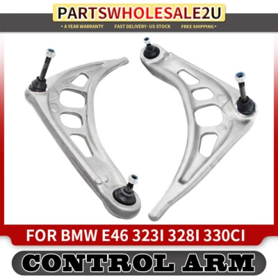 2 Brazos de control inferiores delanteros BMW E46 E85 323i 325i 328Ci 99-05 Z4 31126751317 Foto 1 de 4