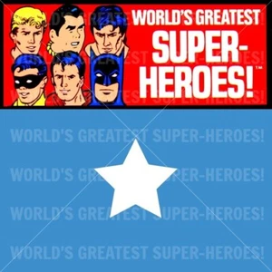 Mego Captain America Decal for World's Greatest Superheroes 8" Action Figure - Picture 1 of 2