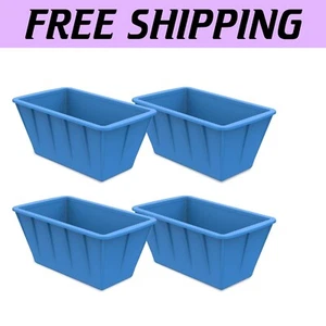 Food Safe Extra Large Ice Cube Molds - Durable Silicone 4 Pack for Ice Baths - Picture 1 of 9
