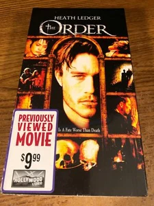The Order VHS Used Movie VCR Video Tape Heath Ledger - Picture 1 of 6
