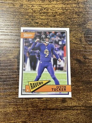 2018 Panini Classics Justin Tucker Baltimore #10 Ravens - Image 1 of 2