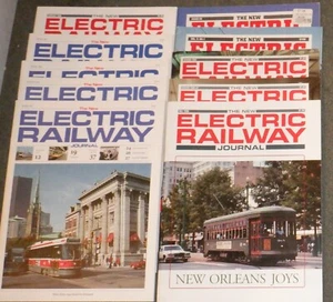 Electric Railway Journal Magazine  - 1995-1998  -  Lot of 10 different issues - Picture 1 of 1