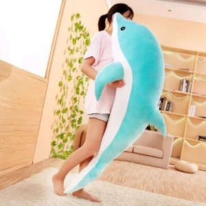Nuovo Giocattolo 160CM Peluche Cuscino Morbido Pesce Bambole per Bambine Cuscino Dormire Regalo - Foto 1 di 25