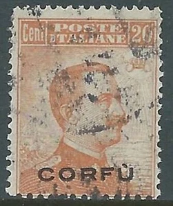 1923 CORFU USATO EFFIGIE 20 CENT - RA16-6 - Picture 1 of 1