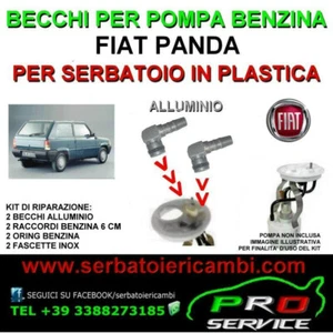 kit riparazione becchi tubi connettori pompa benzina FIAT PANDA 750 900(NO 4x4) - Imagen 1 de 1