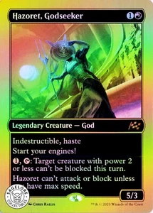 MTG Hazoret, Godseeker (First-Place Foil) | NM Foil | Aetherdrift (DFT) - Picture 1 of 3