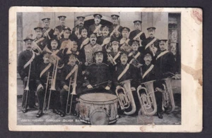 Wales Monmouthshire ABERGAVENNY Borough Silver Band c1900/10s postcard - soiling - Picture 1 of 2