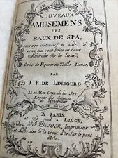 1763 - New Amusemens Des Eaux De Spa - JP De Limburg