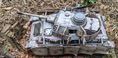 WW2 German Panzer Tank Forces Of Valor Unimax 1:32 Diecast Built Model Diorama - Image 1 of 4