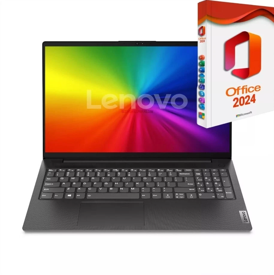 15.6" LENOVO V15-IJL, N4500, BIS 32GB 2TB SSD, WINDOWS 11 PRO + OFFICE 2024 PRO - Bild 1 von 4