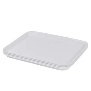 Rectangular Fast Food Tray Cafe Standard Cafeteria Serving Trays 17.2"X13.5" ... - Picture 1 of 7