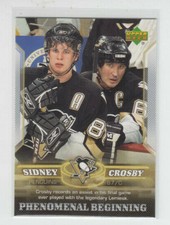 05/06 Upper Deck Sidney Crosby Phenomenal Beginning card #14