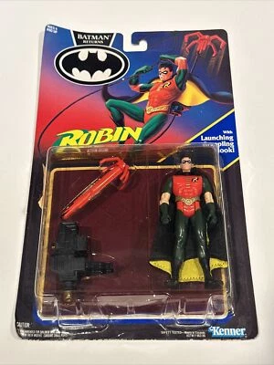 Figura de acción Kenner Batman Returns Robin with Launching Grappling Hook 1991 Foto 1 de 4