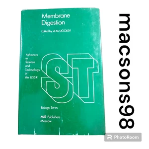 Advances in Soviet S & T Membrane Digestion Ugolev Mir Publishers Moscow 1989 - Picture 1 of 20