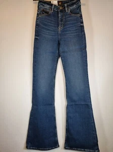 Lee Women's Flare Breese Denim Jeans, Dark De NIRO. Size 25W / 33L - Picture 1 of 7